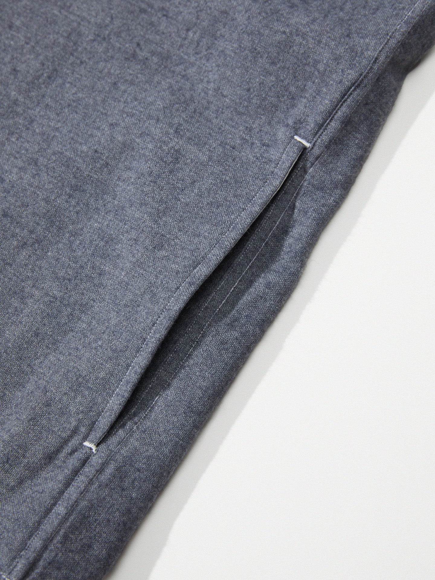 Song Blue Cotton/ Wool/ Cashmere Shirt Jacket - Albini