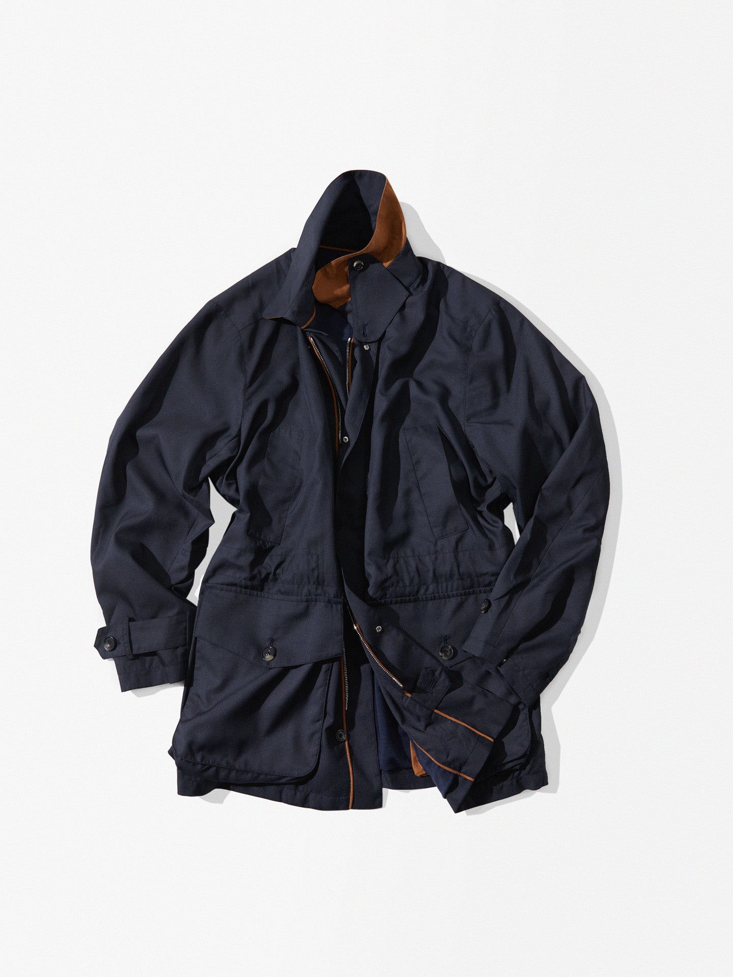 Navy Lightweight Four-Pocket All-Weather 'Cangs' Jacket