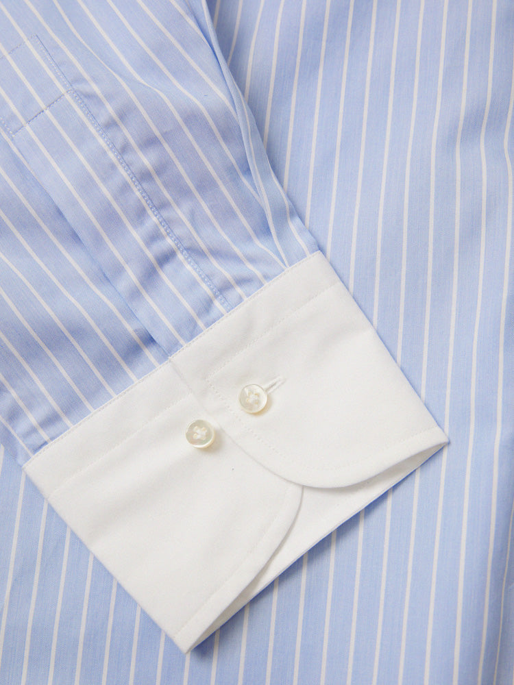 Blue & White Striped Shirt - Women's
