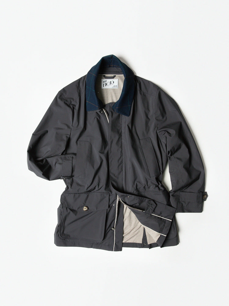 Cangs Four-Pocket Lightweight Coat – Rain System by Loro Piana / Grey