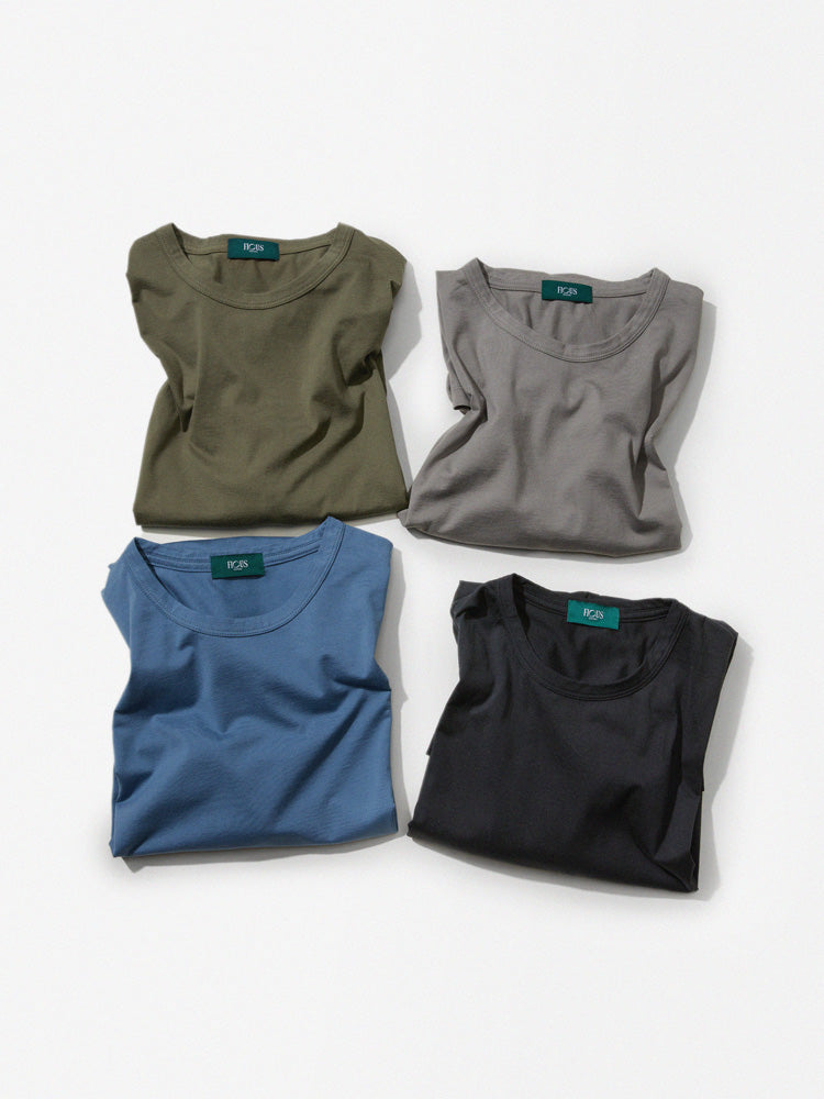 Sea Island Cotton Short-Sleeved T-Shirt