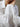 White Camp Collar Frogged Handcrafted Shirt - Women's