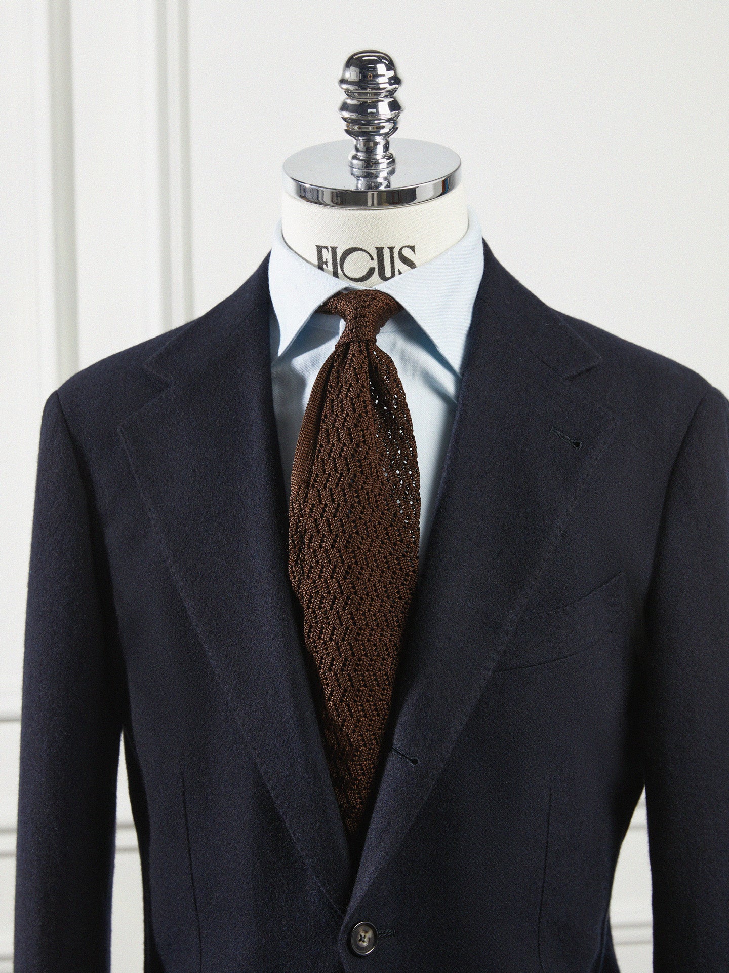 Navy Cashmere Tailored Jacket - Piero Tonella