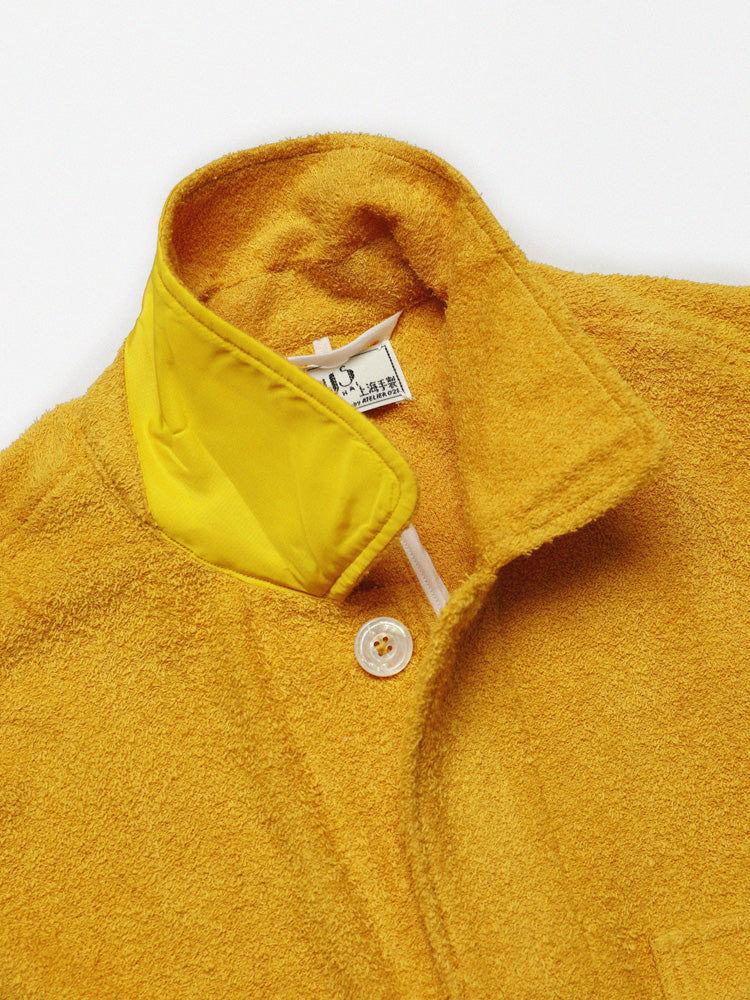 Terry Towelling Writer II Shirt Jacket - Ginger