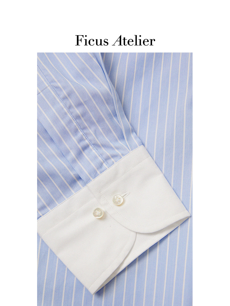 Blue Striped Women's Shirt