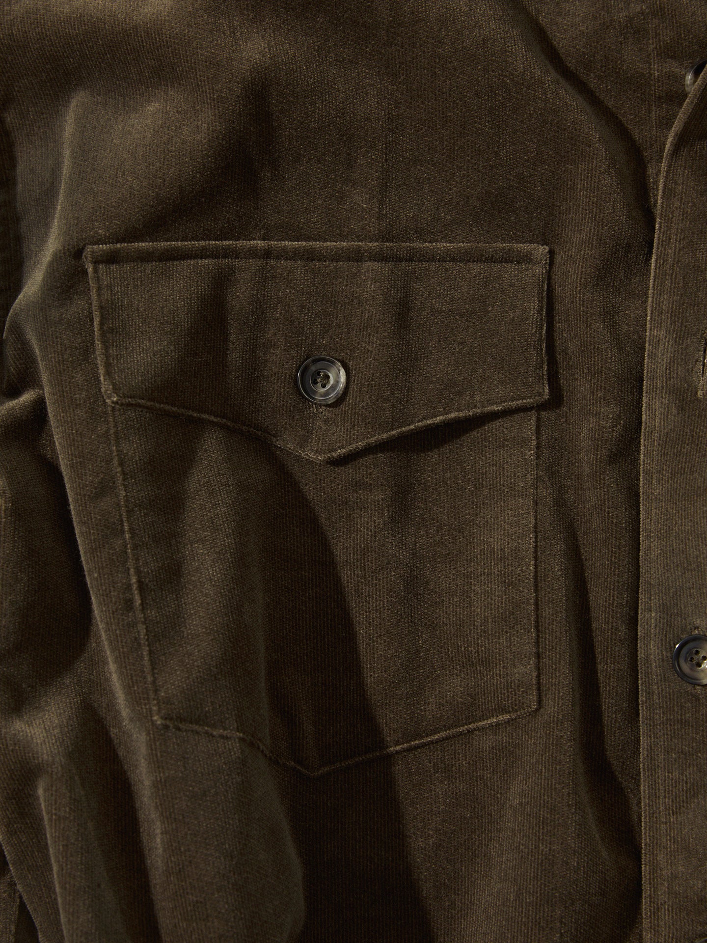 Brown Corduroy Cotton Shirt Jacket - Piero Tonella