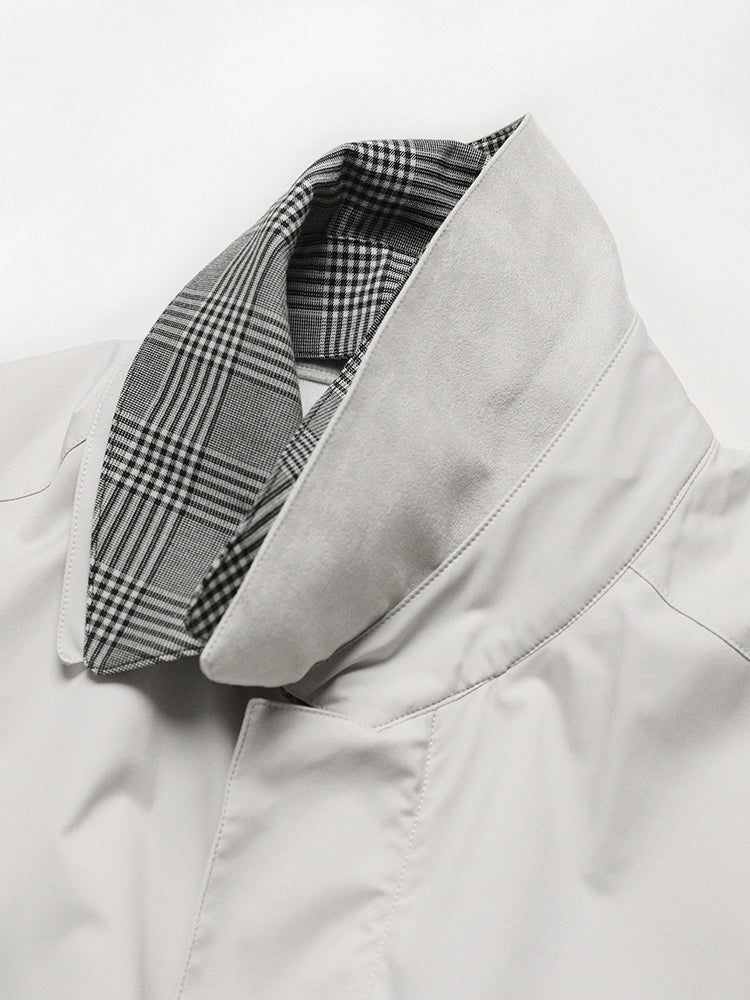 Cangs Four-Pocket Lightweight Coat – Rain System by Loro Piana / Off-White