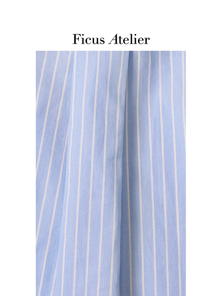 Blue Striped Women's Shirt