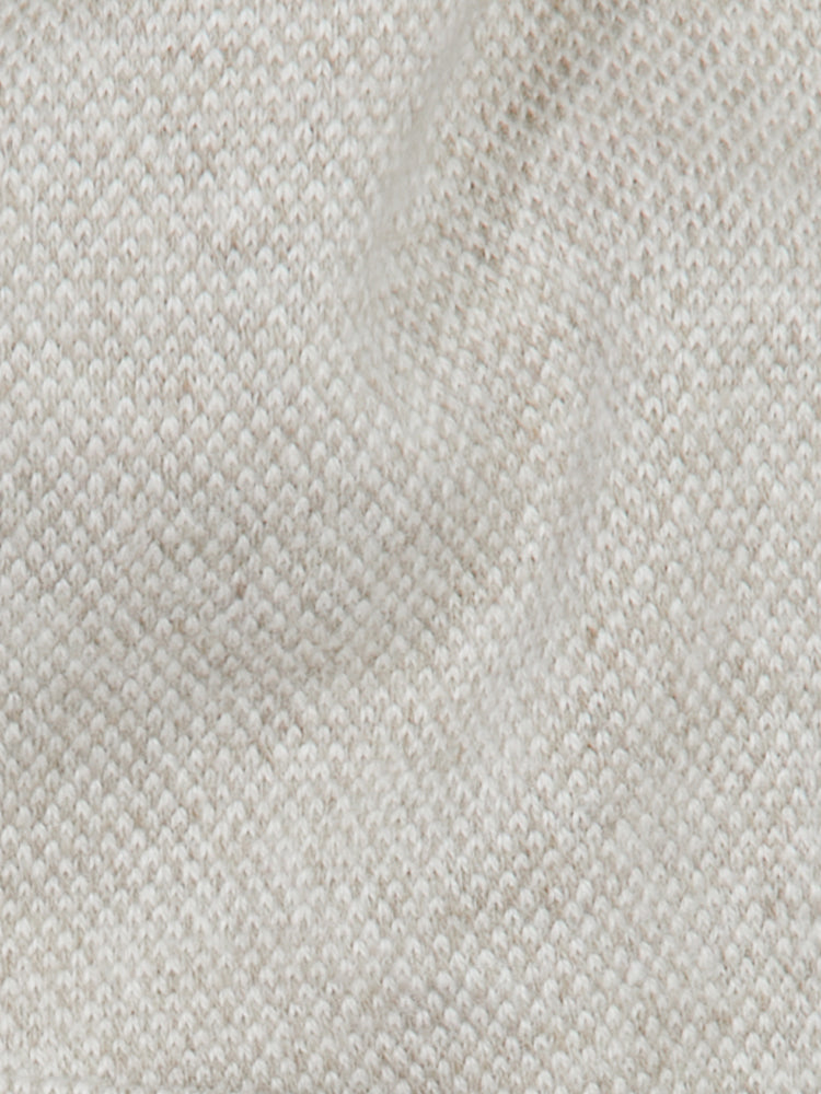 Oatmeal Cashmere/Wool  Jersey Unstructured Tailored Jacket