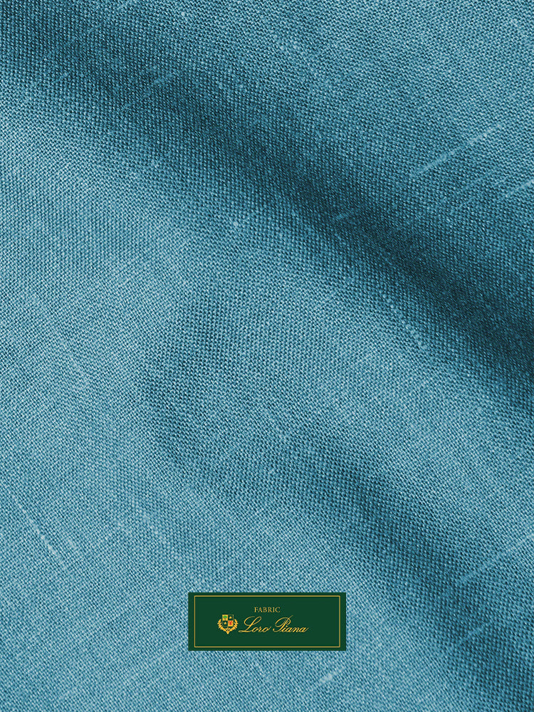 Sky-blue Wool/Silk Teba 118 Jacket - Loro Piana