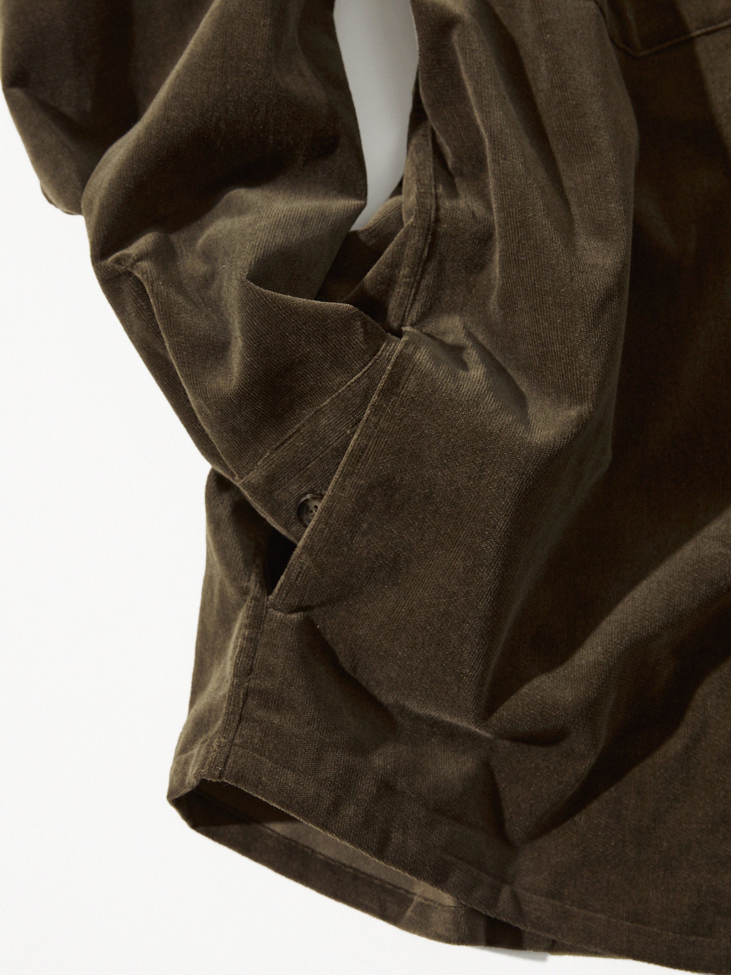 Brown Corduroy Cotton Shirt Jacket - Piero Tonella