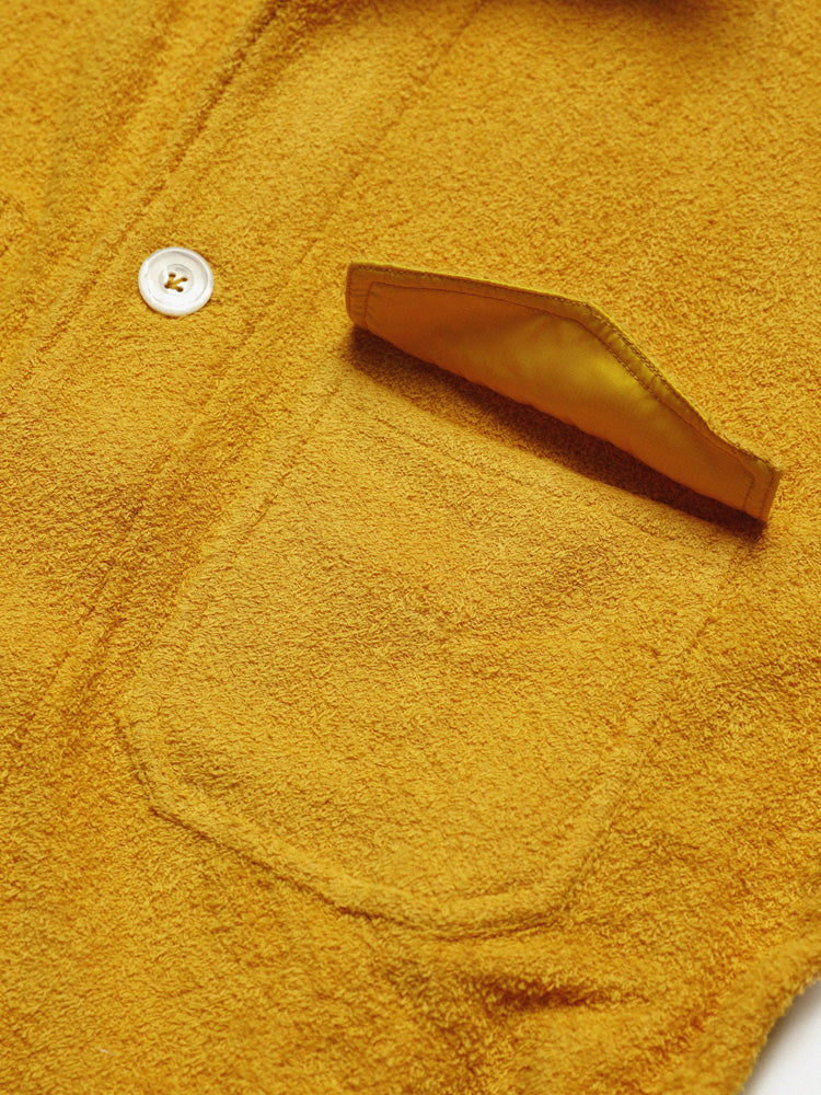 Terry Towelling Writer II Shirt Jacket - Ginger