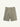 Khaki Cotton/ Linen Tailored Shorts