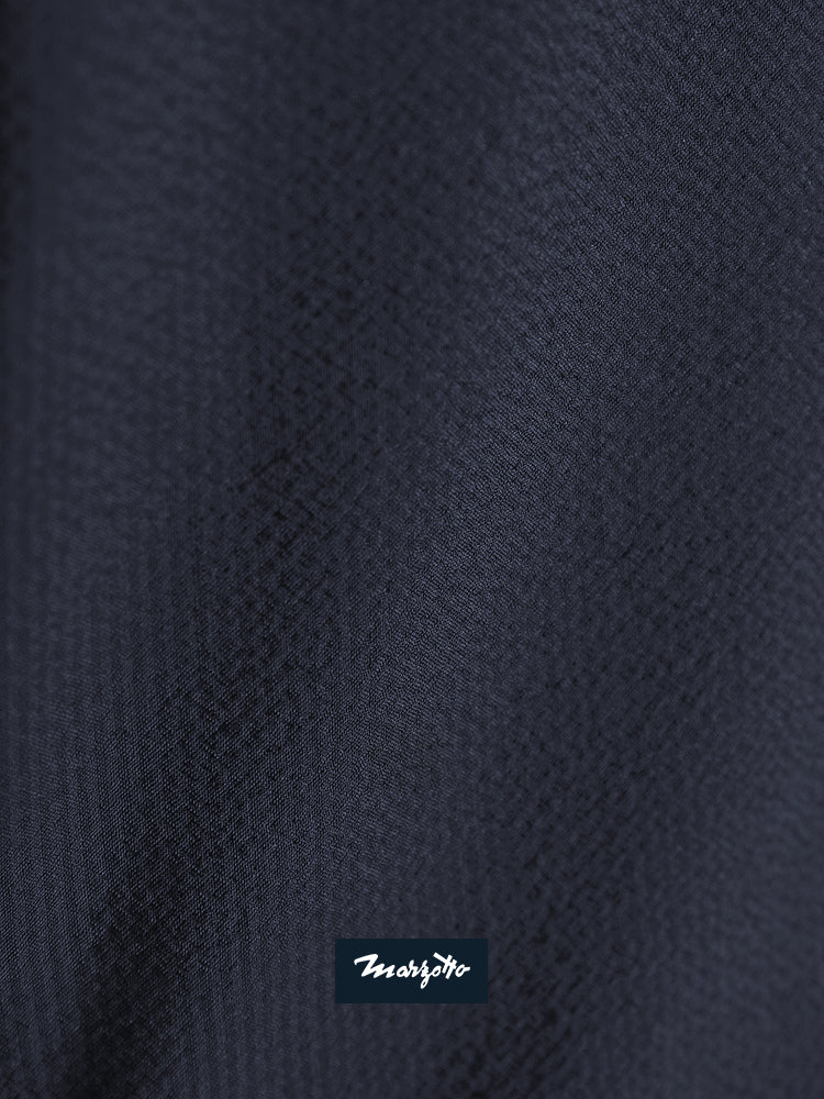 Navy Wool Seersucker Blazer – Marzotto
