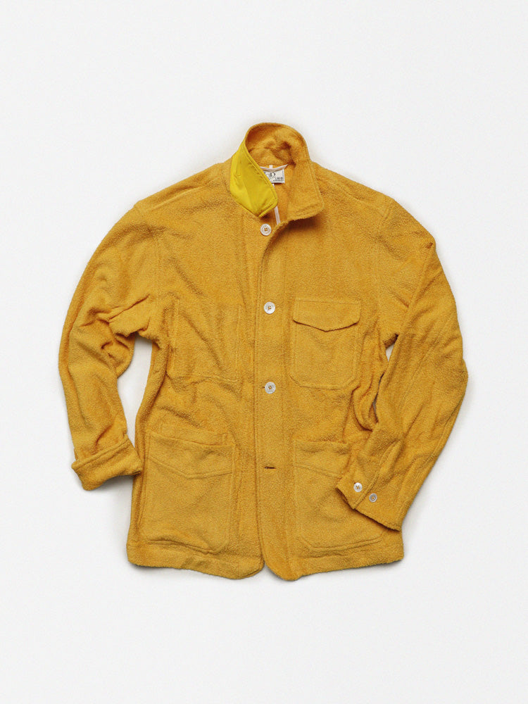 Terry Towelling Writer II Shirt Jacket - Ginger