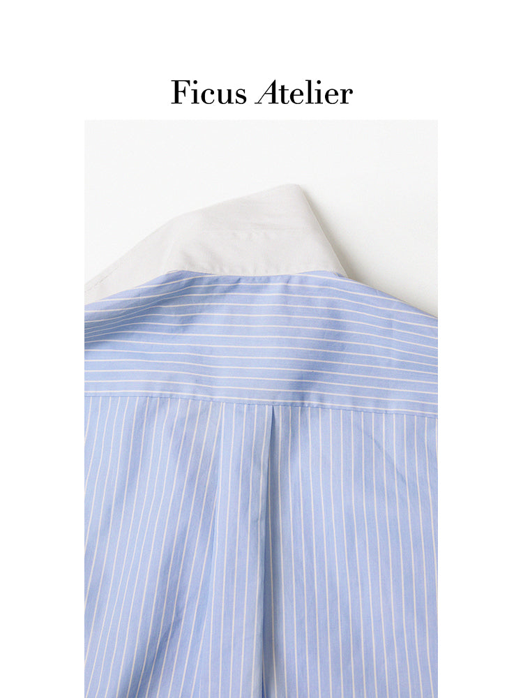 Blue Striped Women's Shirt