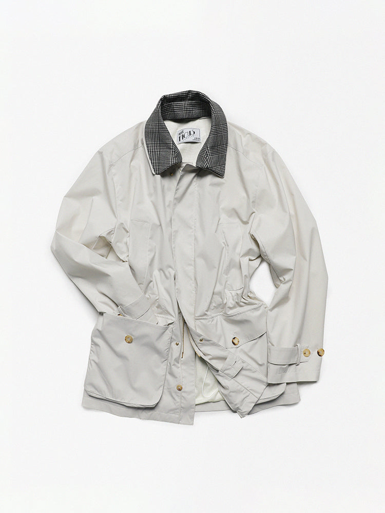 Cangs Four-Pocket Lightweight Coat – Rain System by Loro Piana / Off-White