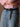 Dark Brown Braided Leather Belt – worn detail