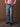 Dark Brown Braided Leather Belt – worn styling