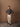 Dark Grey Wool–Cashmere Stand-Collar Buttoned Knit Pullover – model front