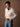 Off-White Wool–Cashmere Stand-Collar Buttoned Knit Pullover – model close up