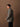 Brown Cangs coat — model side