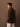Cocoa Brown Suede Writer Five-Pocket Jacket — model back