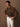 Cocoa Brown Suede Writer Five-Pocket Jacket — model close up