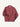 Pure Wool V-Neck Buttoned Cardigan — Camellia Red front view